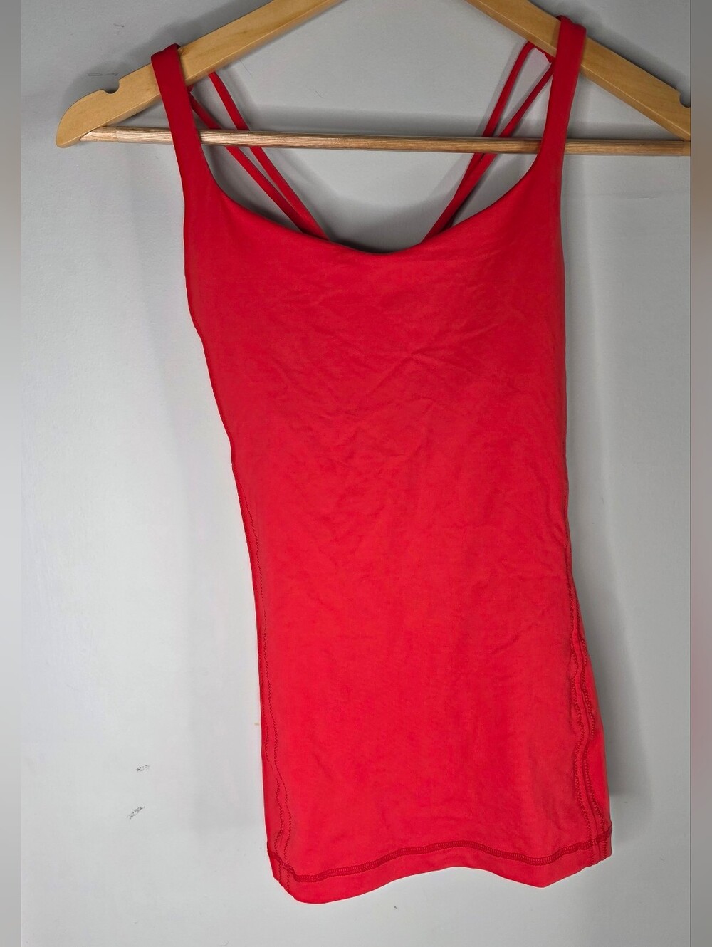 lululemon athletica Red Double-Strap Tank Top